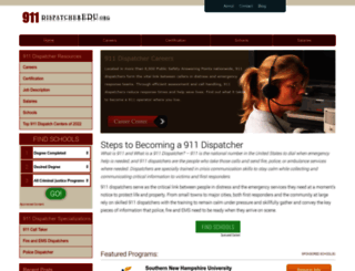 911dispatcheredu.org screenshot