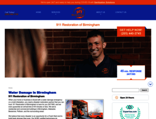 911restorationbirmingham.com screenshot