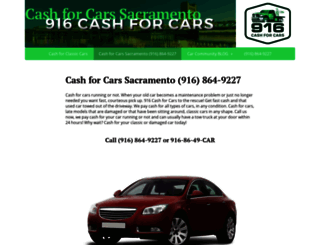 916cashforcars.com screenshot