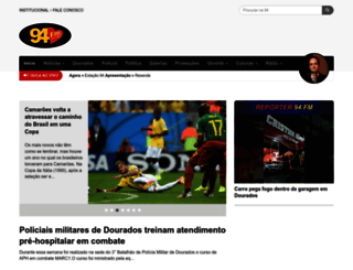 94fmdourados.com.br screenshot