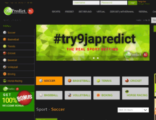 9japredict.net screenshot