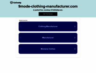 9mode-clothing-manufacturer.com screenshot