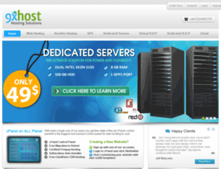 9xhost.net screenshot