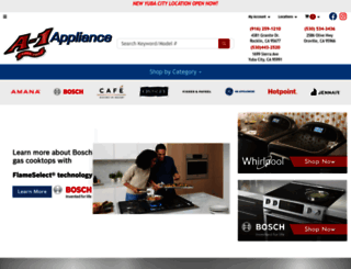a-1appliances.net screenshot