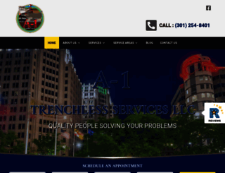 a-1trenchless.com screenshot