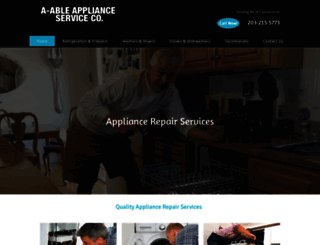 a-ableapplianceservice.com screenshot