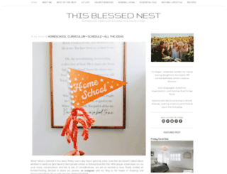 a-blessed-nest.com screenshot