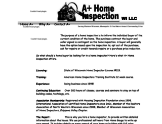 a-homeinspection.com screenshot