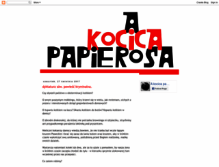 a-kocica-papierosa.blogspot.co.uk screenshot