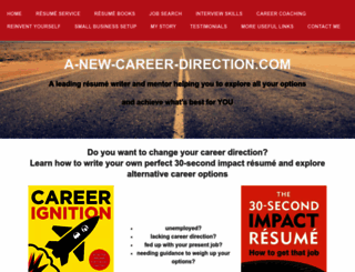 a-new-career-direction.com screenshot