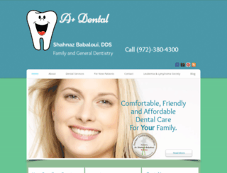 a-plus-dental.com screenshot
