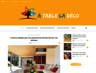 a-table-la-deco.com screenshot
