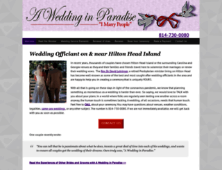 a-wedding-in-paradise.com screenshot