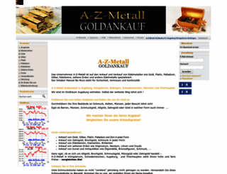 a-z-metall.de screenshot