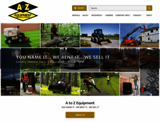 a-zequipment.com screenshot