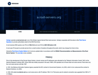 a.root-servers.org screenshot