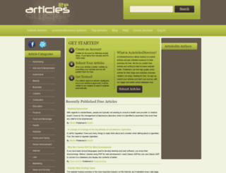 a1articlesdirectory.com screenshot
