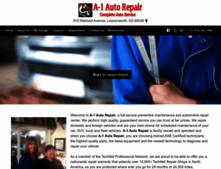 a1autorepairlv.com screenshot