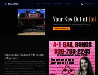 a1bailbonds.net screenshot