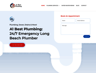 a1bestplumbing.com screenshot