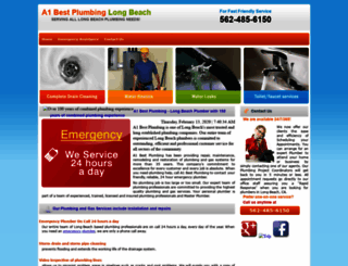 a1bestplumbinglongbeach.com screenshot