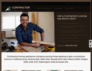 a1contractorservices.com screenshot