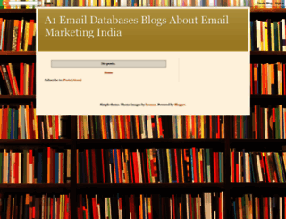 a1emaildatabases.blogspot.in screenshot