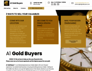 a1goldbuyers.com screenshot