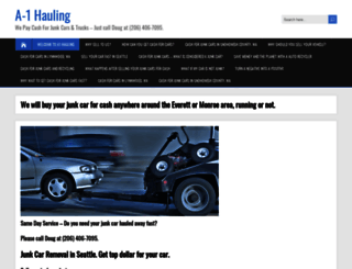 a1haulingcar.com screenshot