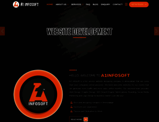 a1infosoft.com screenshot