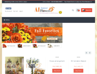 a1jaipurflowers.com screenshot