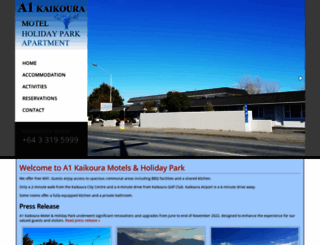 a1kaikouramotel.co.nz screenshot