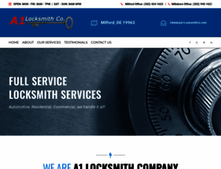 a1locksmithco.com screenshot