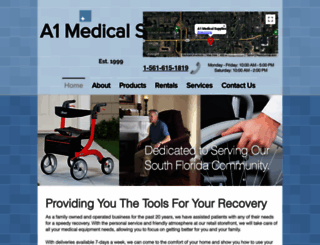 a1medicalsuppliesfl.com screenshot