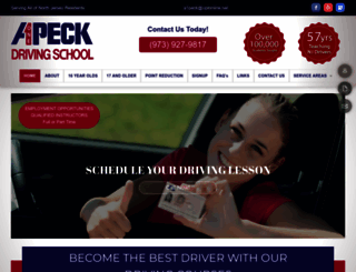 a1peckdrivingschool.com screenshot