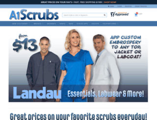 a1scrubs.com screenshot