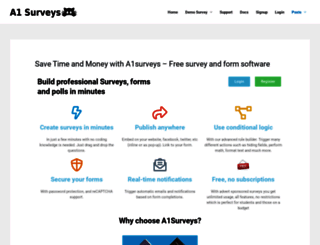 a1surveys.com screenshot
