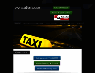 a1taxisrotherham.co.uk screenshot