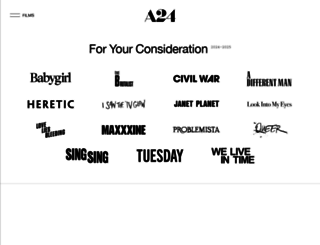 a24screenings.com screenshot