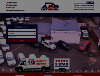 a2bcarsales.com screenshot