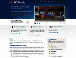 a2bpcrepair.com screenshot