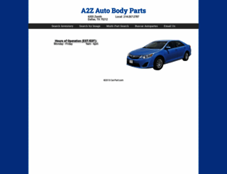 a2zautobodypart.com screenshot