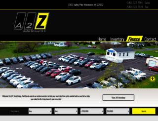 a2zautogroup.com screenshot