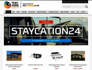 a2zcamping.co.uk screenshot