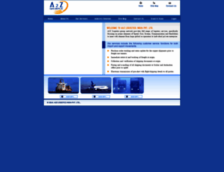a2zlogistics.com screenshot