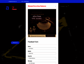 a2zmotors.in screenshot