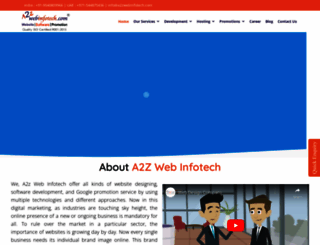 a2zwebinfotech.com screenshot