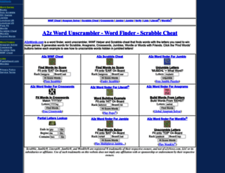 a2zwords.com screenshot