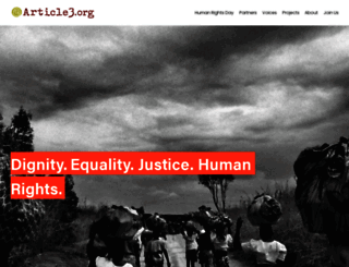 a3ahumanrightsday.org screenshot