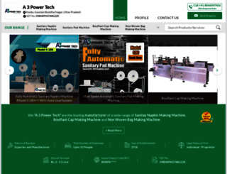 a3powertech.co.in screenshot